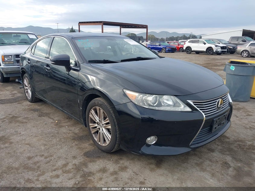 2013 LEXUS ES 350 Black VIN: JTHBK1GG9D2007761