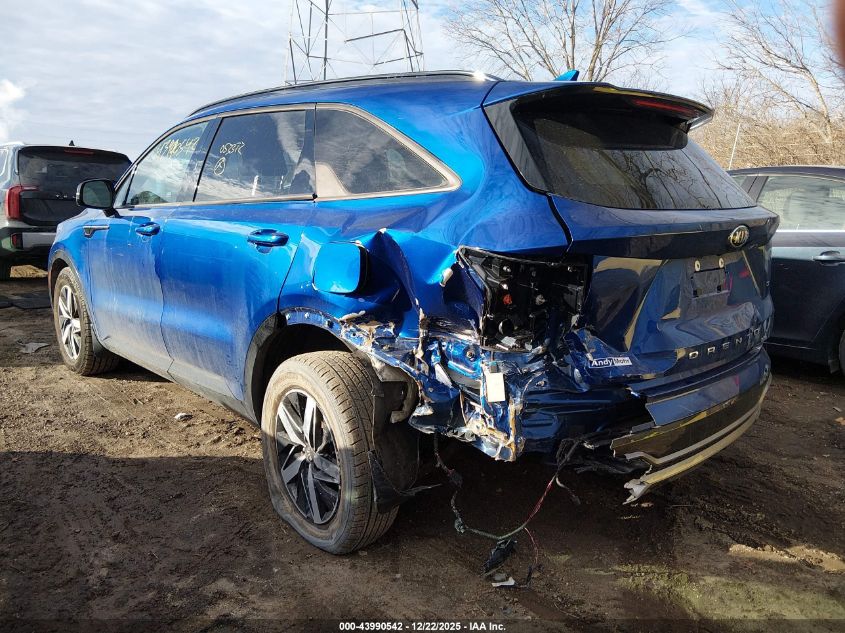 2021 Kia Sorento S VIN: 5XYRL4LC9MG053372 Lot: 43990542