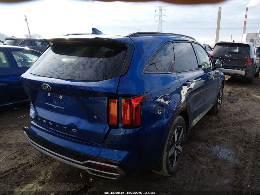 2021 Kia Sorento S VIN: 5XYRL4LC9MG053372 Lot: 43990542