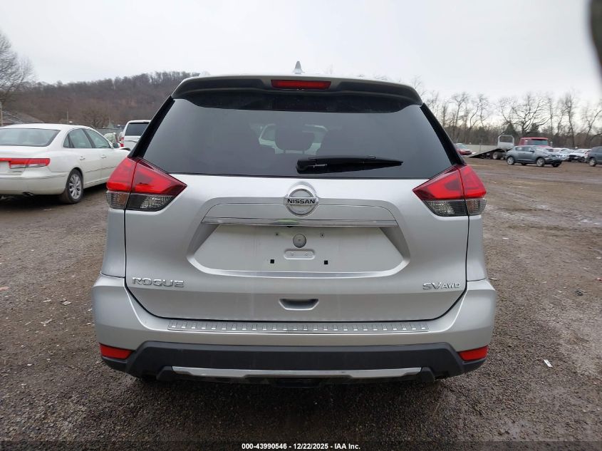 2017 Nissan Rogue Sv VIN: KNMAT2MV4HP604618 Lot: 43990546