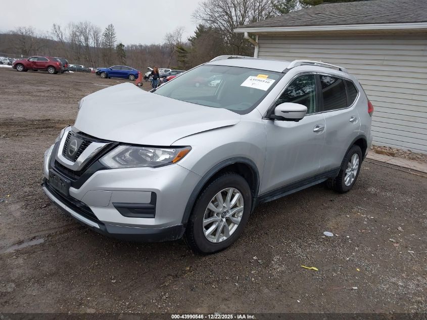 2017 Nissan Rogue Sv VIN: KNMAT2MV4HP604618 Lot: 43990546