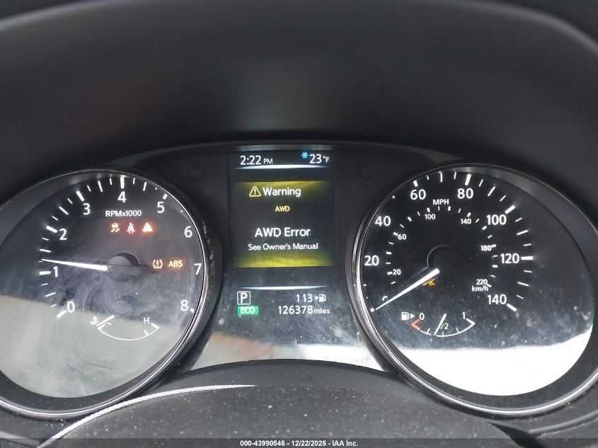 2017 Nissan Rogue Sv VIN: KNMAT2MV4HP604618 Lot: 43990546