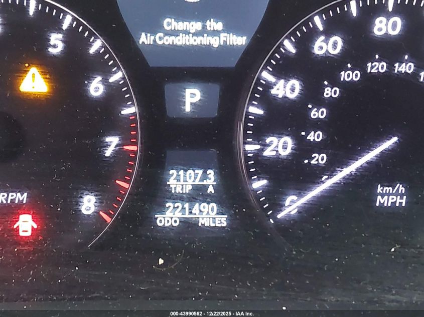 2008 Lexus Ls 460 VIN: JTHBL46F085073546 Lot: 43990562