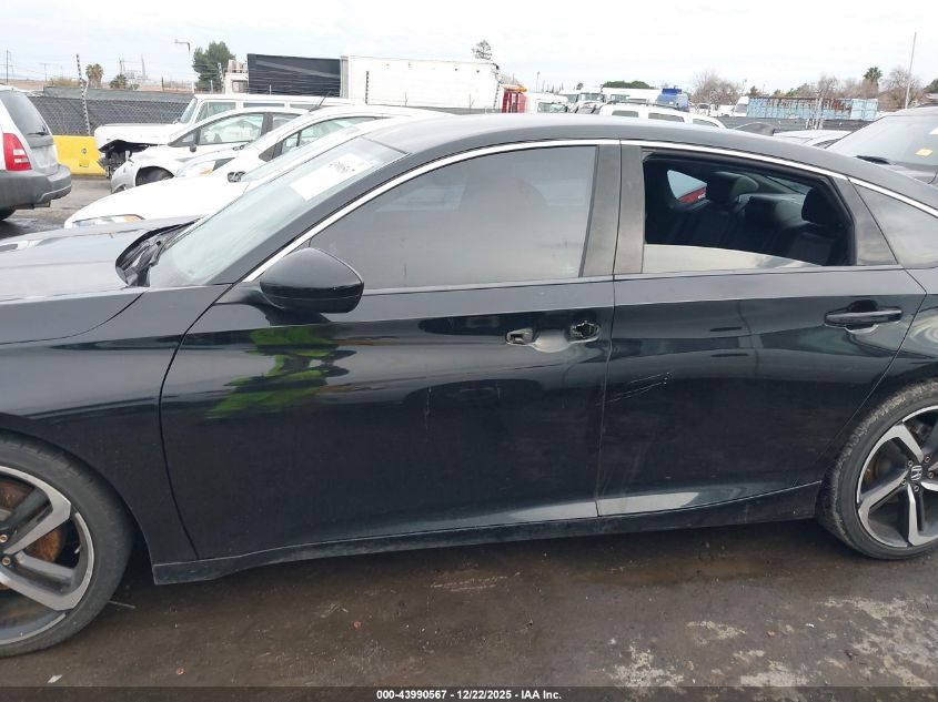 2018 Honda Accord Sport VIN: 1HGCV1F39JA126036 Lot: 43990567