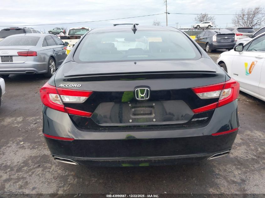 2018 Honda Accord Sport VIN: 1HGCV1F39JA126036 Lot: 43990567