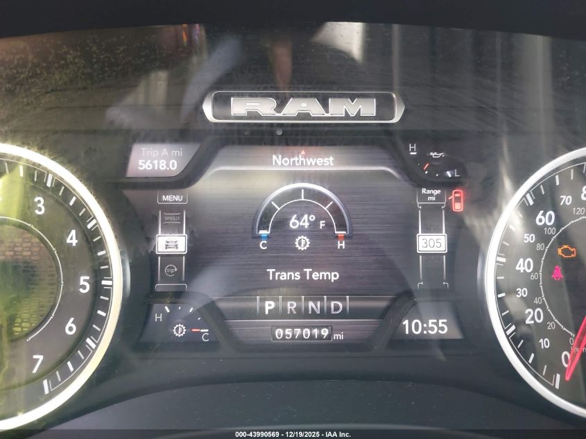 2024 Ram 1500 Laramie 4X2 5'7 Box VIN: 1C6RREJT0RN219146 Lot: 43990569