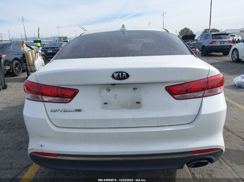 2016 Kia Optima Lx VIN: KNAGT4L30G5072779 Lot: 43990574