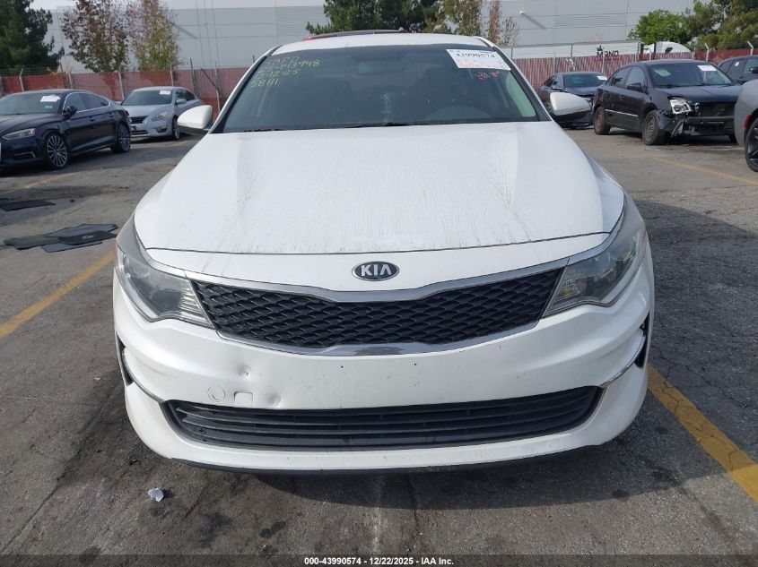 2016 Kia Optima Lx VIN: KNAGT4L30G5072779 Lot: 43990574