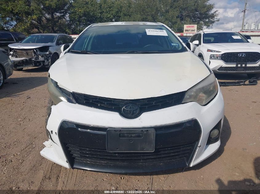 2016 Toyota Corolla S Plus VIN: 5YFBURHEXGP447436 Lot: 43990580
