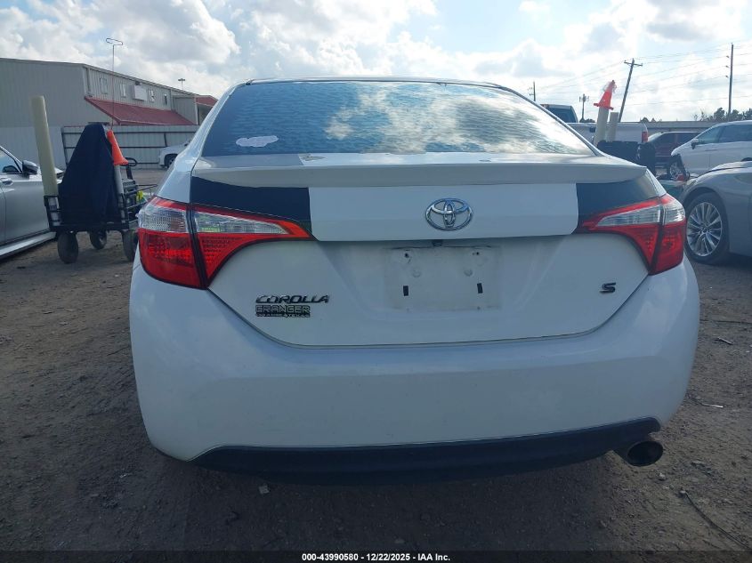 2016 Toyota Corolla S Plus VIN: 5YFBURHEXGP447436 Lot: 43990580
