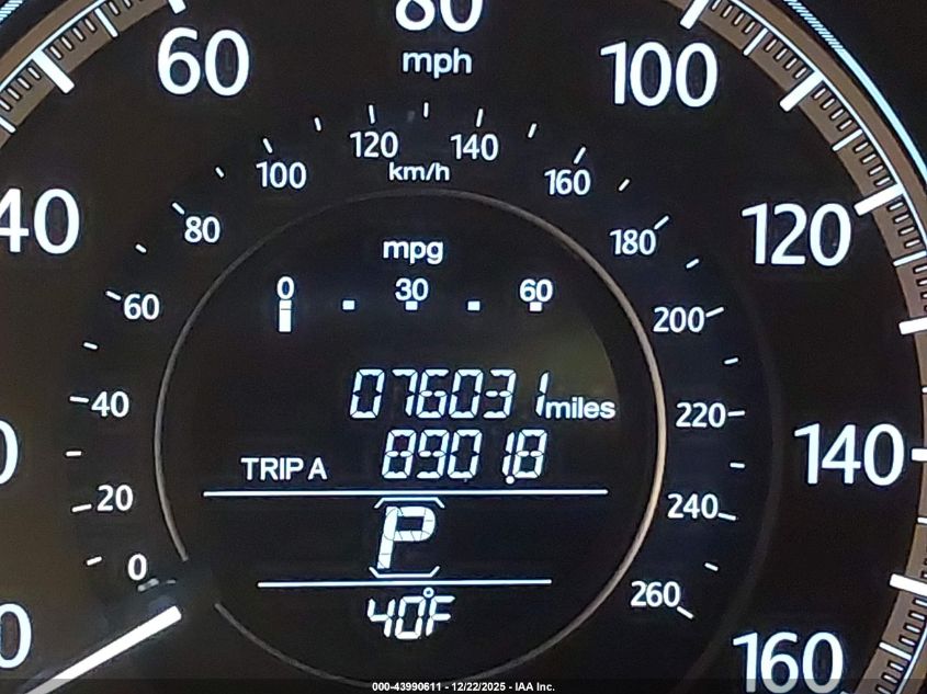 2013 Honda Accord Sdn Ex-L VIN: 1HGCR2F84DA204779 Lot: 43990611