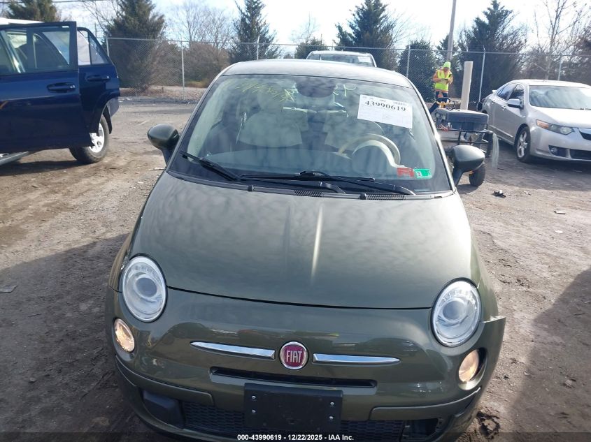2013 Fiat 500 Pop VIN: 3C3CFFAR6DT740659 Lot: 43990619