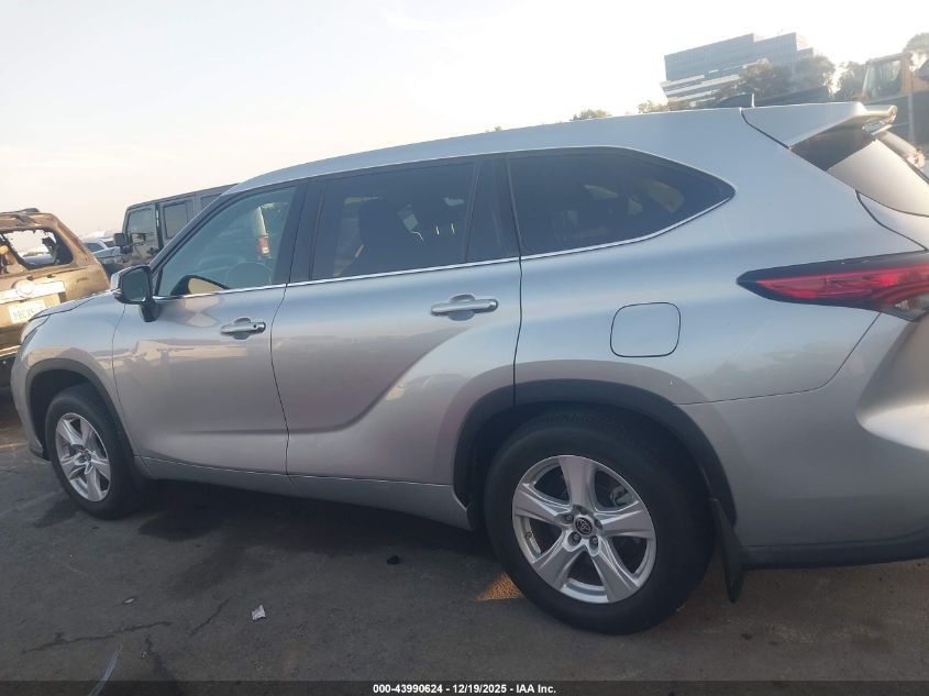 2022 Toyota Highlander Le VIN: 5TDZZRAH9NS542045 Lot: 43990624