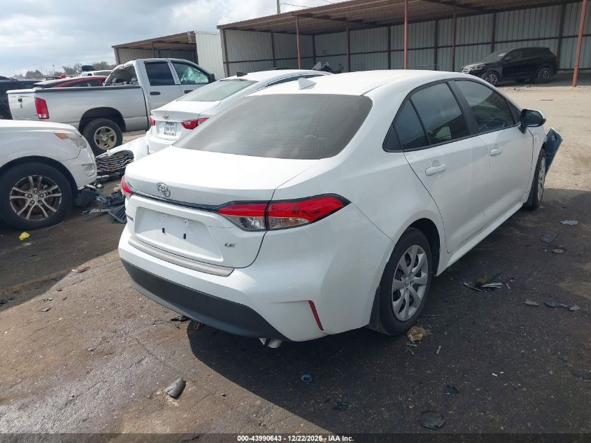 2025 Toyota Corolla Le VIN: 5YFB4MDE1SP264590 Lot: 43990643