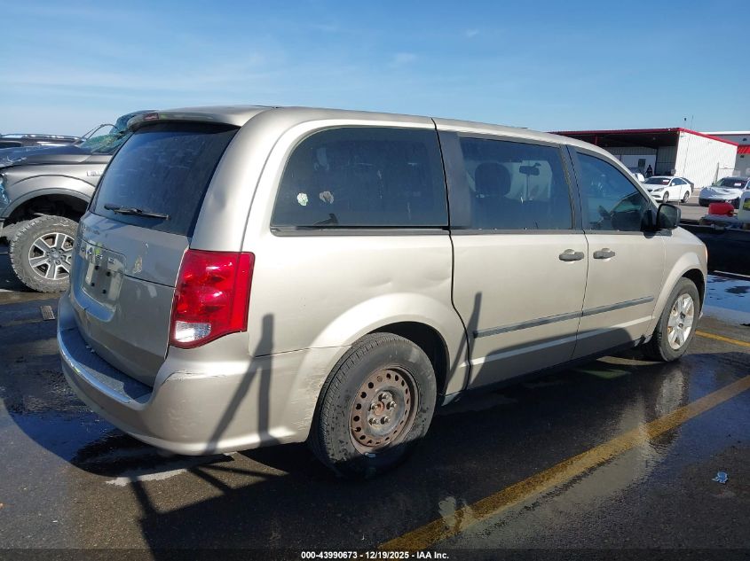 2012 Dodge Grand Caravan Se/Avp VIN: 2C4RDGBG5CR336218 Lot: 43990673