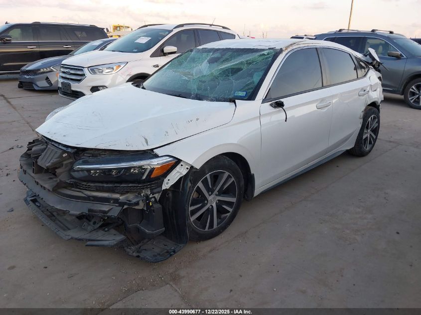 2023 Honda Civic Lx VIN: 19XFL2H59PE020018 Lot: 43990677