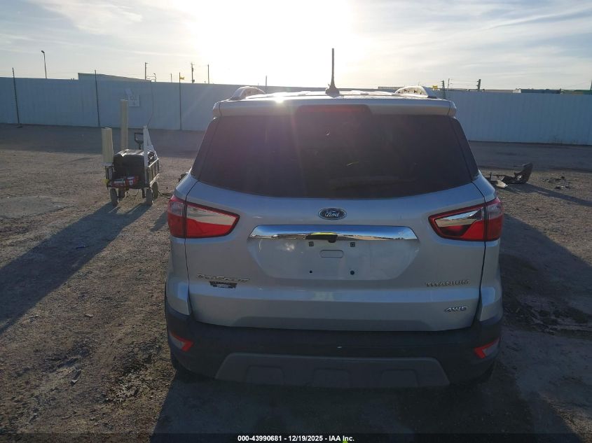 2018 Ford Ecosport Titanium VIN: MAJ6P1WL4JC195166 Lot: 43990681
