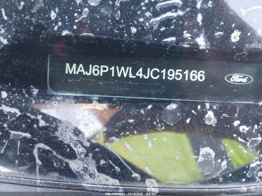 2018 Ford Ecosport Titanium VIN: MAJ6P1WL4JC195166 Lot: 43990681