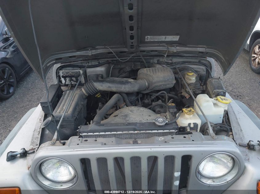 2000 Jeep Wrangler Se VIN: 1J4FA29P4YP729053 Lot: 43990712