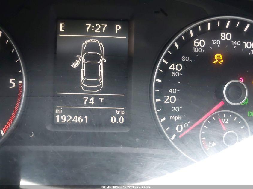 2013 Volkswagen Passat 2.0L Tdi Se VIN: 1VWBN7A36DC056196 Lot: 43990758