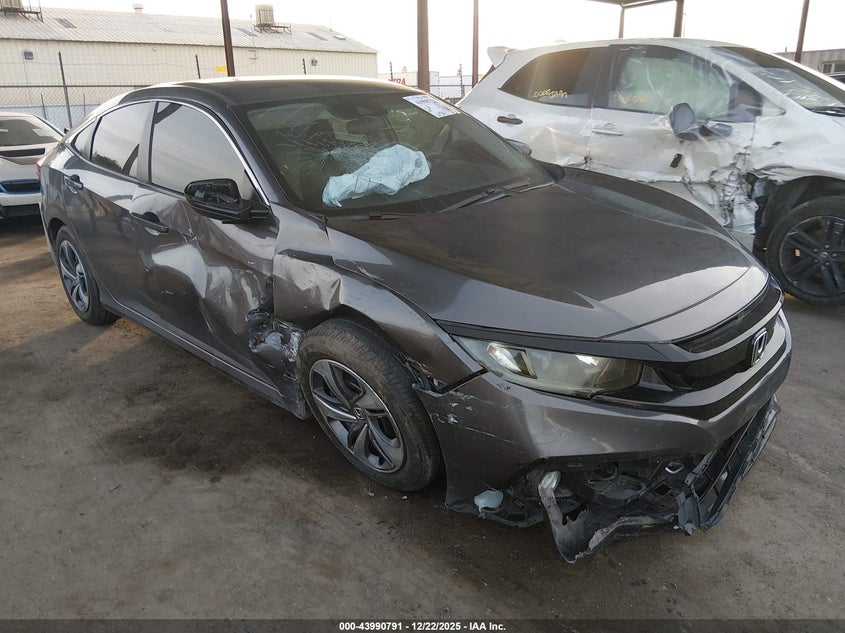 2HGFC2F63KH542542 2019 Honda Civic Lx auction photo 1