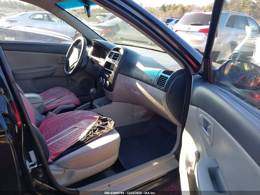 2009 Kia Spectra Lx VIN: KNAFE222595602623 Lot: 43990794