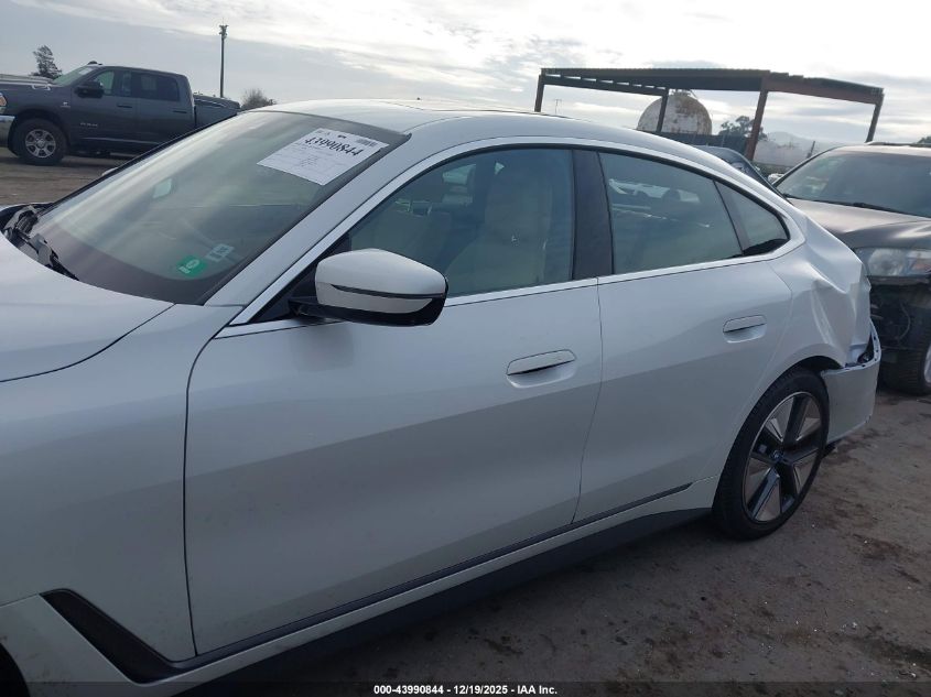 2024 BMW I4 Gran Coupe Edrive40 VIN: WBY73AW00RFT14971 Lot: 43990844