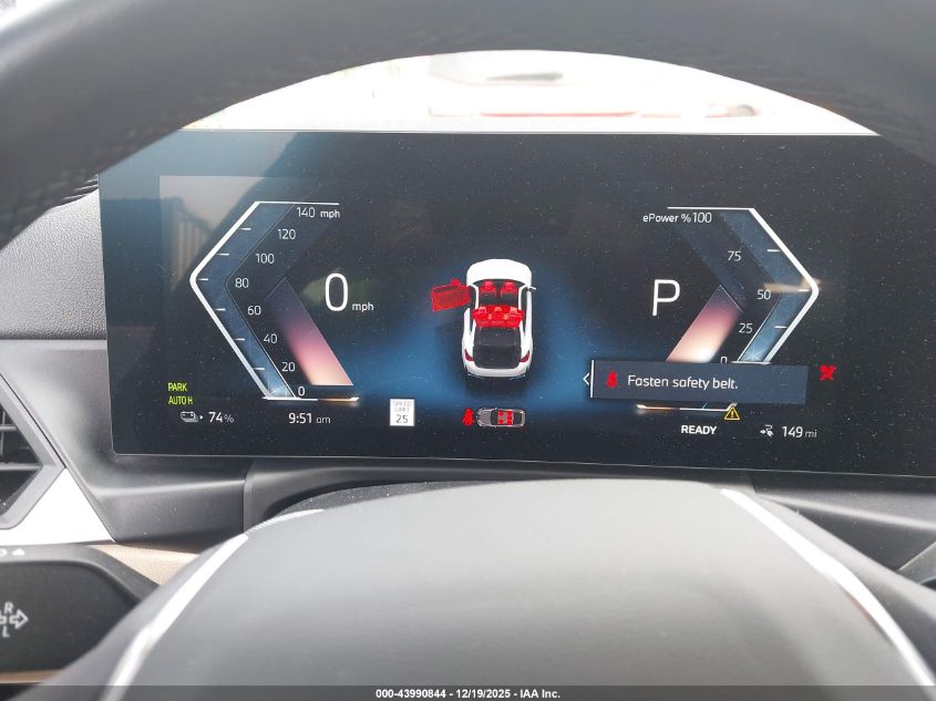 2024 BMW I4 Gran Coupe Edrive40 VIN: WBY73AW00RFT14971 Lot: 43990844