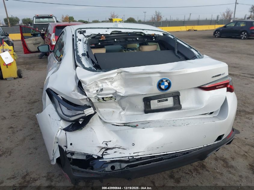 2024 BMW I4 Gran Coupe Edrive40 VIN: WBY73AW00RFT14971 Lot: 43990844