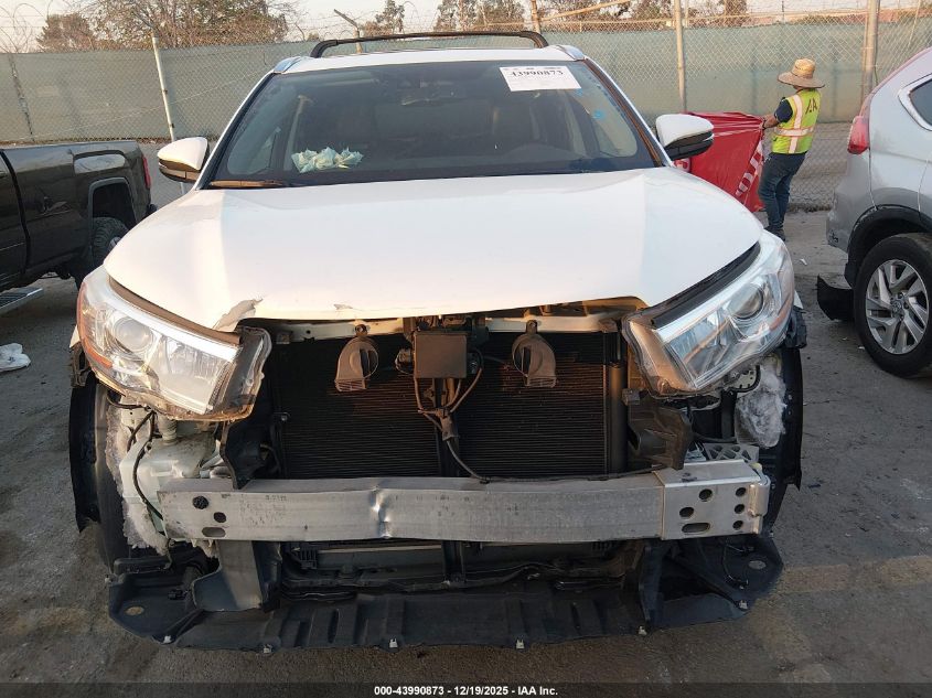 2016 Toyota Highlander Limited Platinum VIN: 5TDDKRFH8GS310952 Lot: 43990873