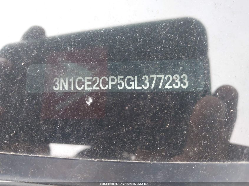 2016 Nissan Versa Note Sv VIN: 3N1CE2CP5GL377233 Lot: 43990897