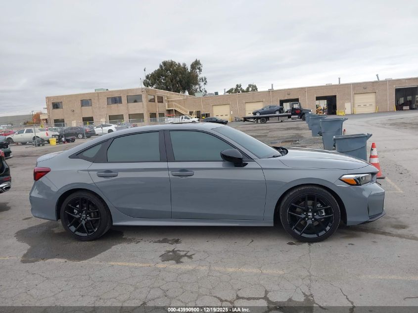 2025 Honda Civic Hybrid Sport/Sport Touring VIN: 2HGFE4F86SH331522 Lot: 43990900