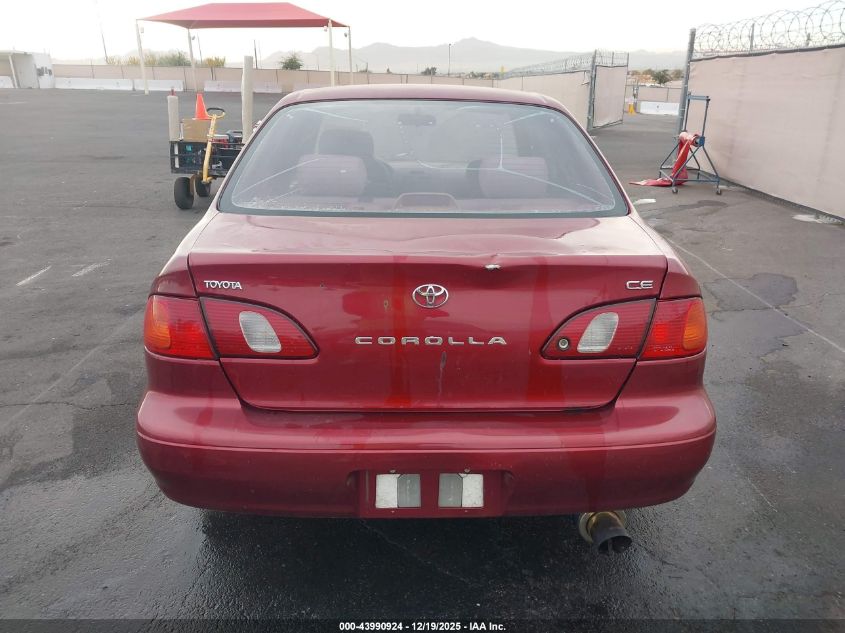 2000 Toyota Corolla Ce VIN: 2T1BR12E8YC359014 Lot: 43990924