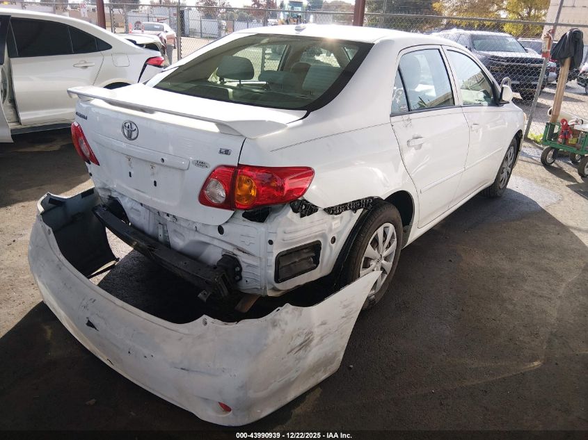 2009 Toyota Corolla Le VIN: JTDBL40E299053570 Lot: 43990939