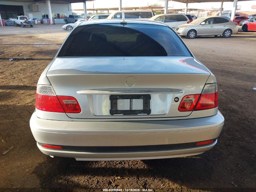 2005 BMW 330Ci VIN: WBABD53465PL16863 Lot: 43990946