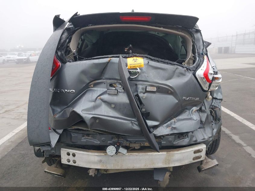 2018 Nissan Murano Platinum VIN: 5N1AZ2MG4JN171895 Lot: 43990957