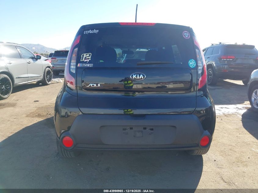2016 Kia Soul VIN: KNDJN2A29G7391734 Lot: 43990965