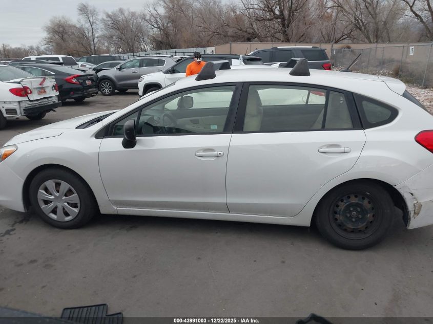 2013 Subaru Impreza 2.0I VIN: JF1GPAA64D2897553 Lot: 43991003
