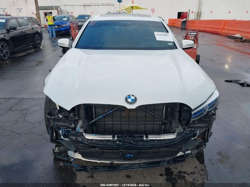 2020 BMW 740I xDrive VIN: WBA7T4C02LCE14229 Lot: 43991007