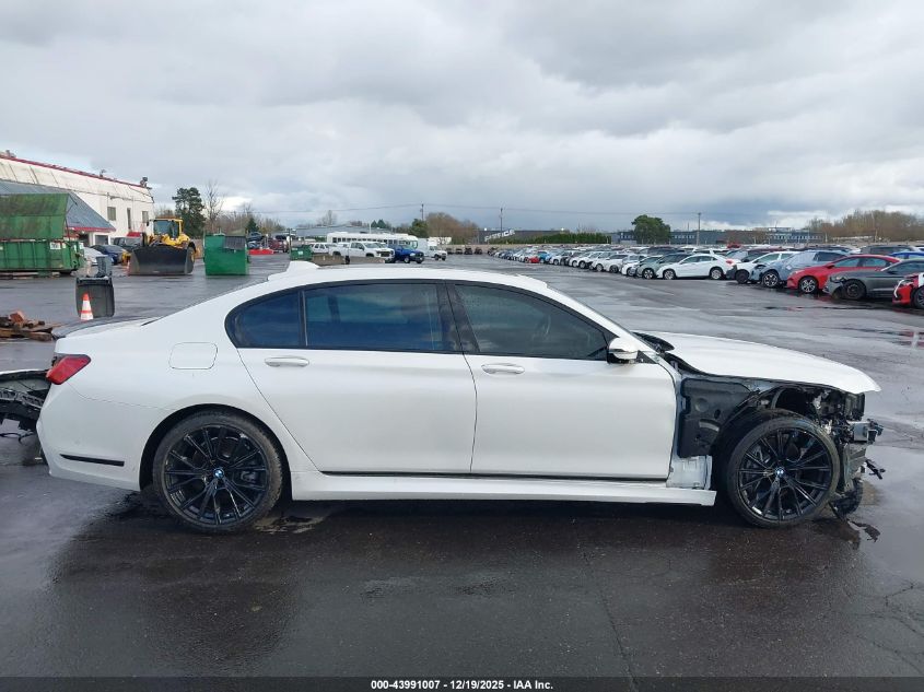 2020 BMW 740I xDrive VIN: WBA7T4C02LCE14229 Lot: 43991007