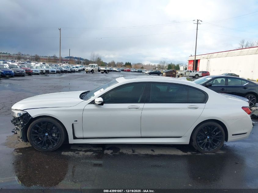 2020 BMW 740I xDrive VIN: WBA7T4C02LCE14229 Lot: 43991007