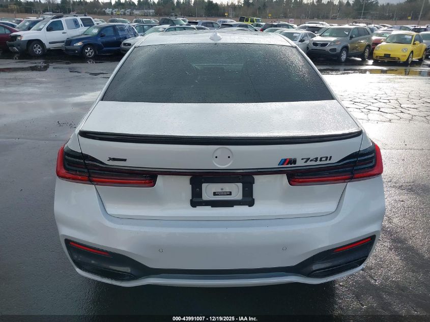 2020 BMW 740I xDrive VIN: WBA7T4C02LCE14229 Lot: 43991007