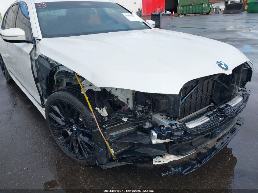 2020 BMW 740I xDrive VIN: WBA7T4C02LCE14229 Lot: 43991007