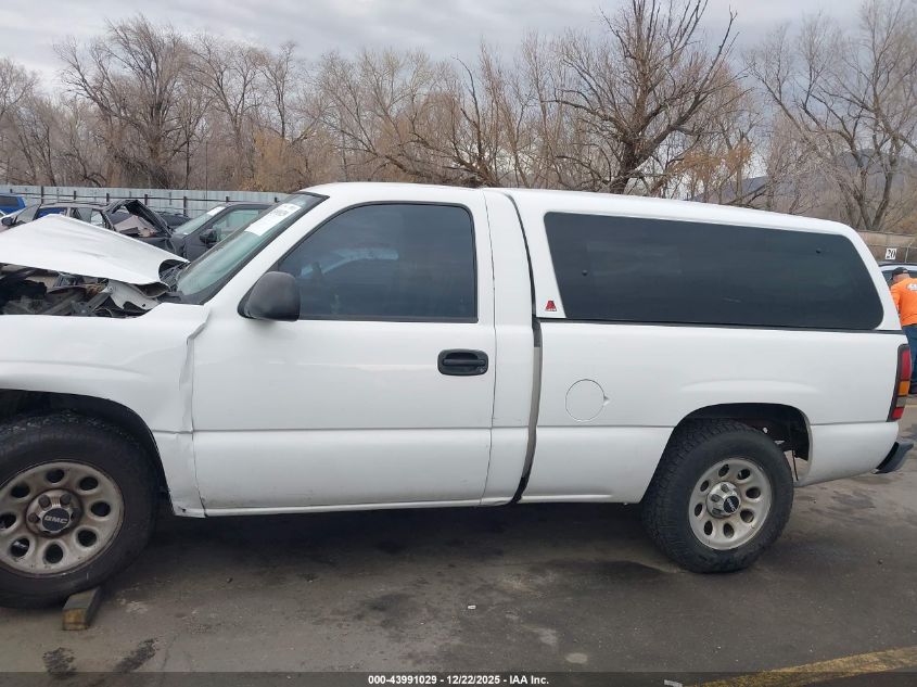 2007 GMC Sierra 1500 Classic Work VIN: 1GTEC14X47Z196010 Lot: 43991029