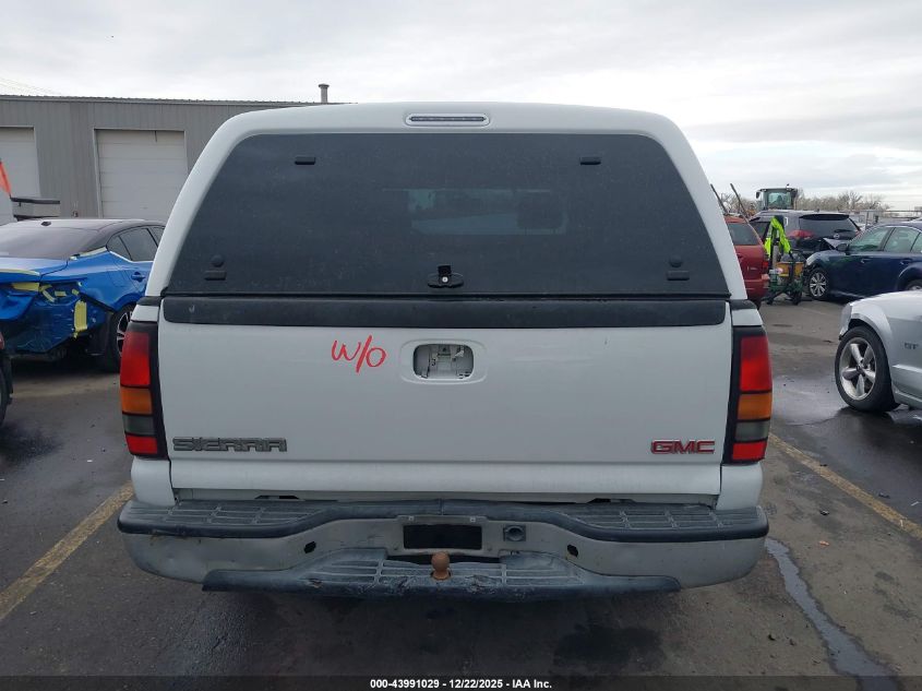 2007 GMC Sierra 1500 Classic Work VIN: 1GTEC14X47Z196010 Lot: 43991029