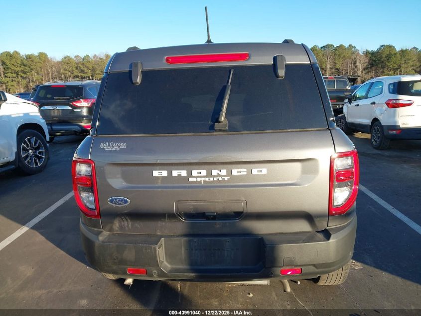 2023 Ford Bronco Sport Big Bend VIN: 3FMCR9B63PRD53511 Lot: 43991040