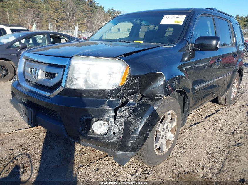 2010 Honda Pilot Touring VIN: 5FNYF4H82AB038464 Lot: 43991056