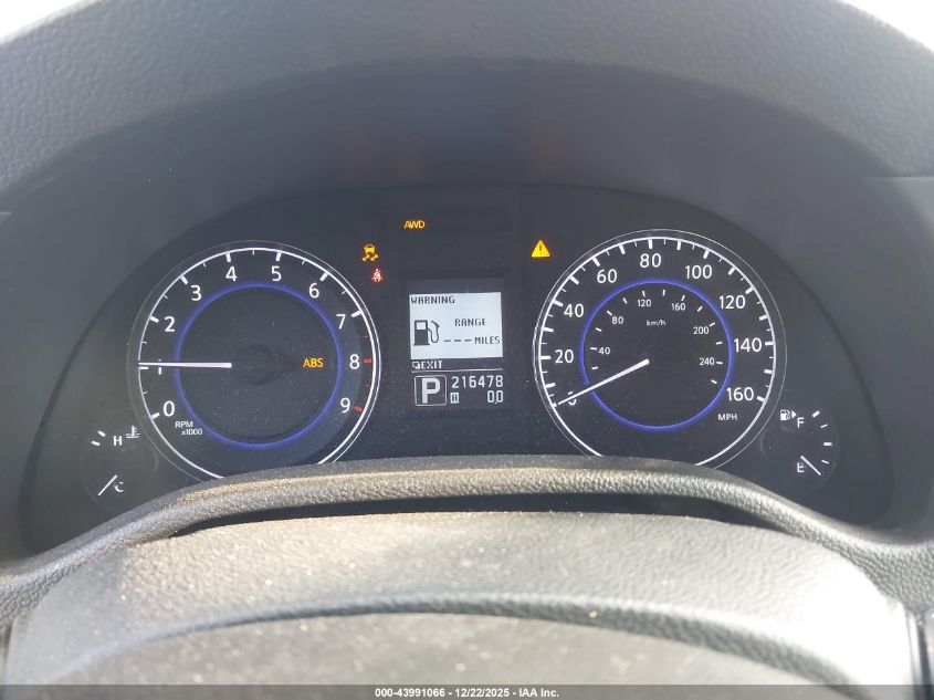 2013 Infiniti G37X VIN: JN1CV6ARXDM764793 Lot: 43991066