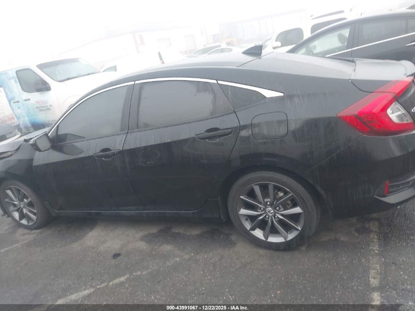 2019 Honda Civic Ex VIN: JHMFC1F39KX006087 Lot: 43991067