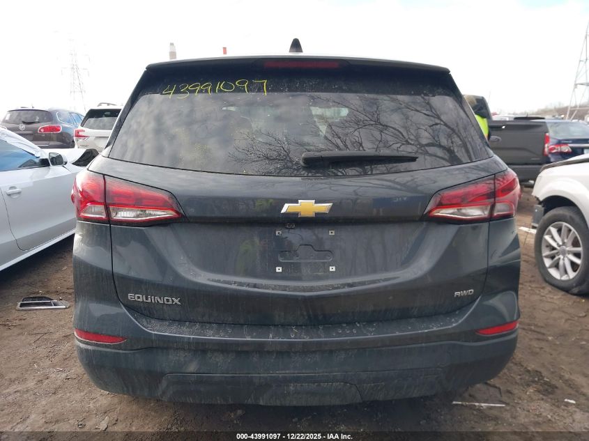 2022 Chevrolet Equinox Awd Ls VIN: 3GNAXSEV4NS210124 Lot: 43991097